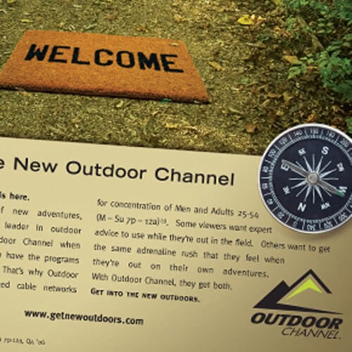 Outdoor Channel Ad Campaign