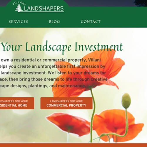 Villani Landshapers Website